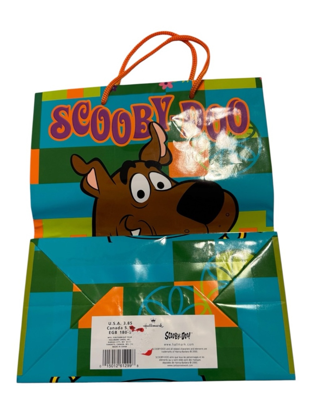 2000 Hallmark Scooby-Doo Gift Bag Y2K 90s Hanna-Barbera Cartoon Network - Picture 4 of 6